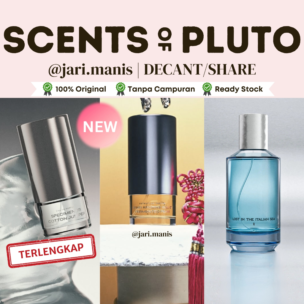 decant share Scents of Pluto plto Inked Hinoki fermented pear cotton juniper banana sambac bawah poh