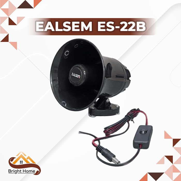 EALSEM ES-22B Megaphone Speaker TOA Bluetooth Bisa Rekam Suara Jualan Dagang Keliling
