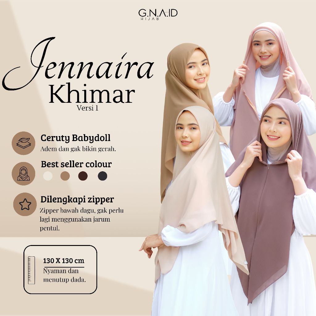 G.N.A.ID - Jennaira Khimar Zipper Ver1