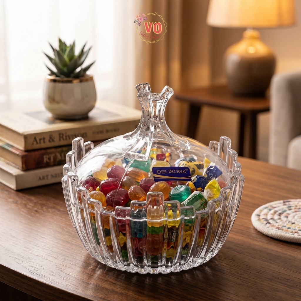 Toples Kaca, Toples Permen, Candy Jar, Toples Permen Besar, Candy Jar Besar, Wadah Kaca