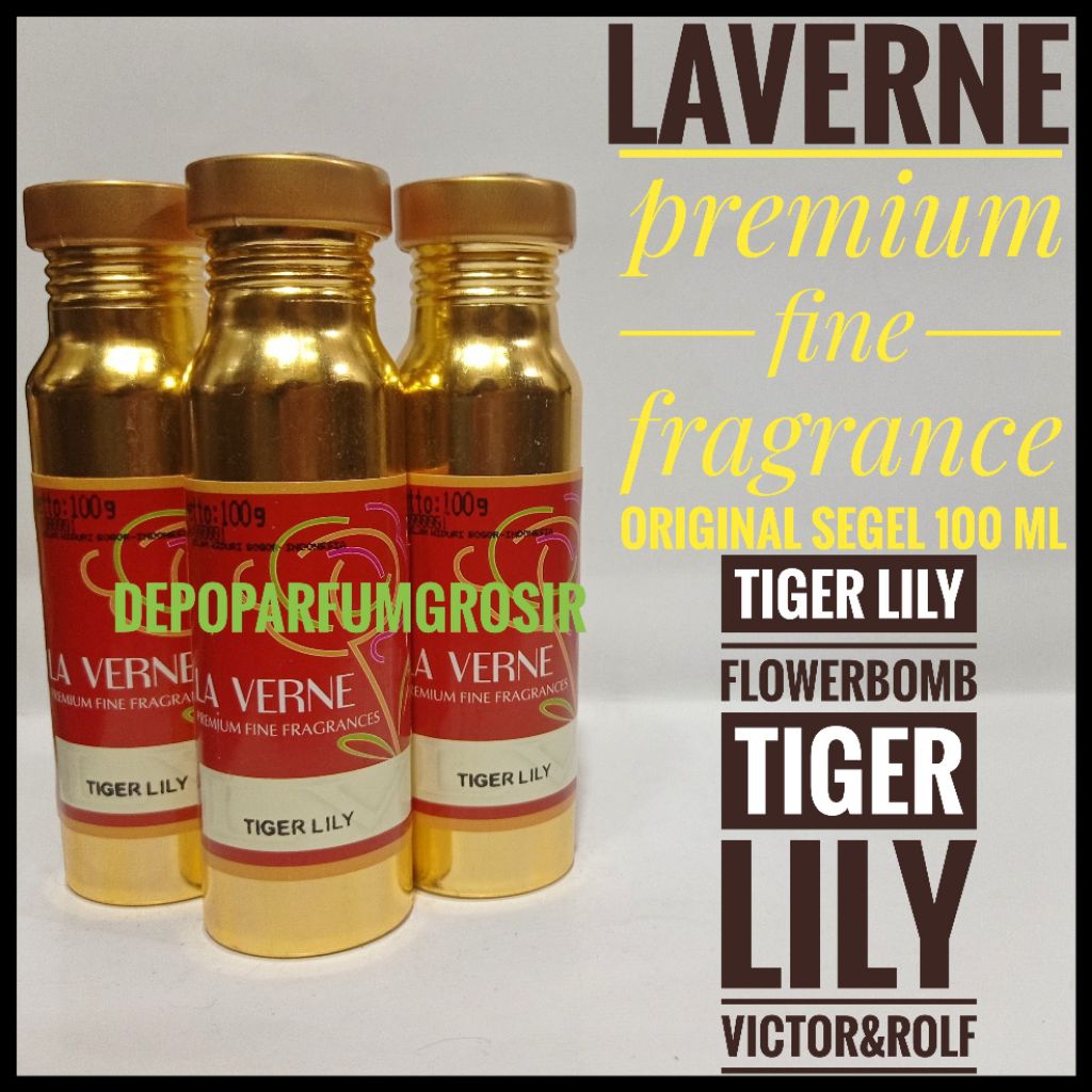 BIBIT PARFUM MURNI TIGER LILIY BY LAVERNE SEGEL 100 ML