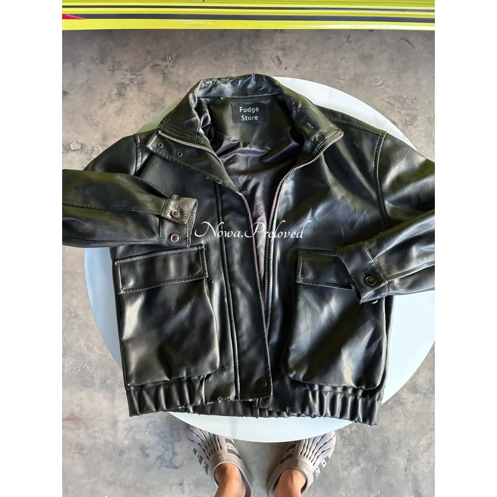 lafudge jacket leather jacket second