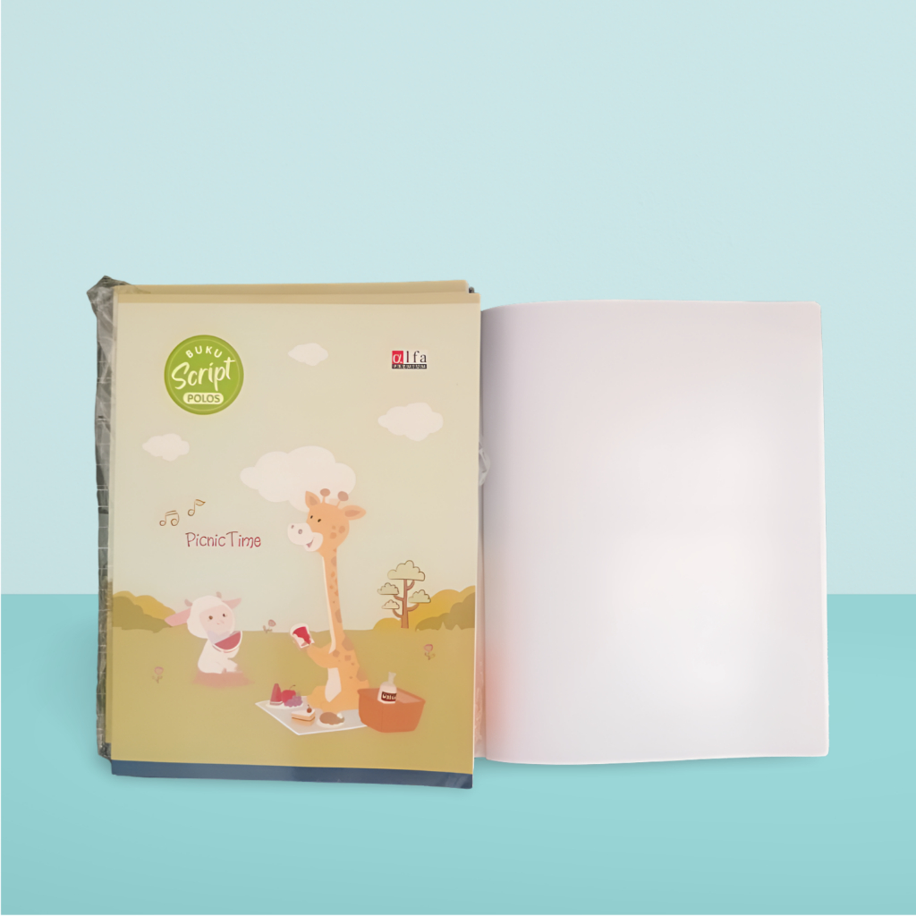 Buku Tulis Polos / Buku Script Polos - 38 Lembar