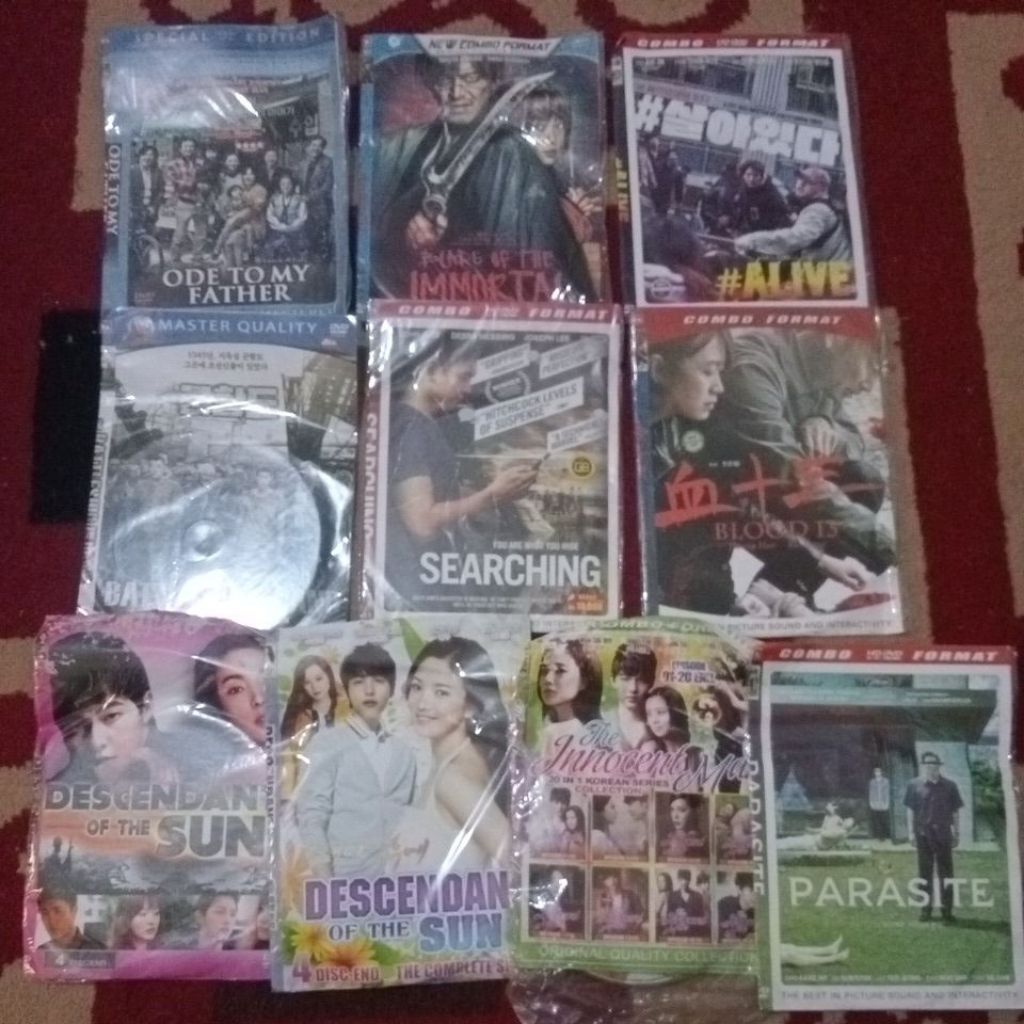 DVD korea-asia-indo