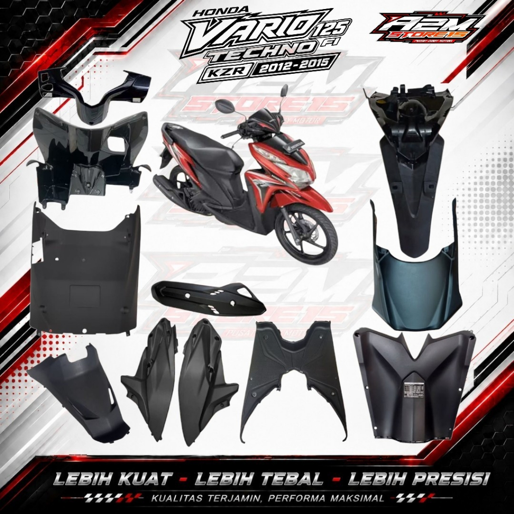 AZM - BODY KASAR VARIO 125 OLD BOHLAM 2012-2014 - COVER BODY VARIO 125 CBS 2012-2014 - BODY DOFF VAR