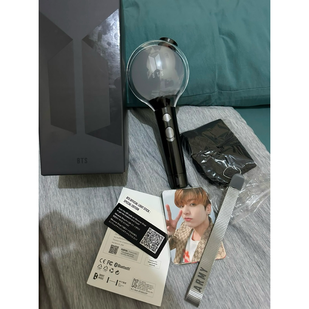 Ready siap kirim Lightstick BTS unsealed fullset army bomb SE masih baru belum pernah dipake