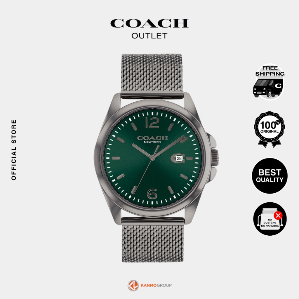 Coach Greyson Watch, 41Mm - Jam Tangan Pria