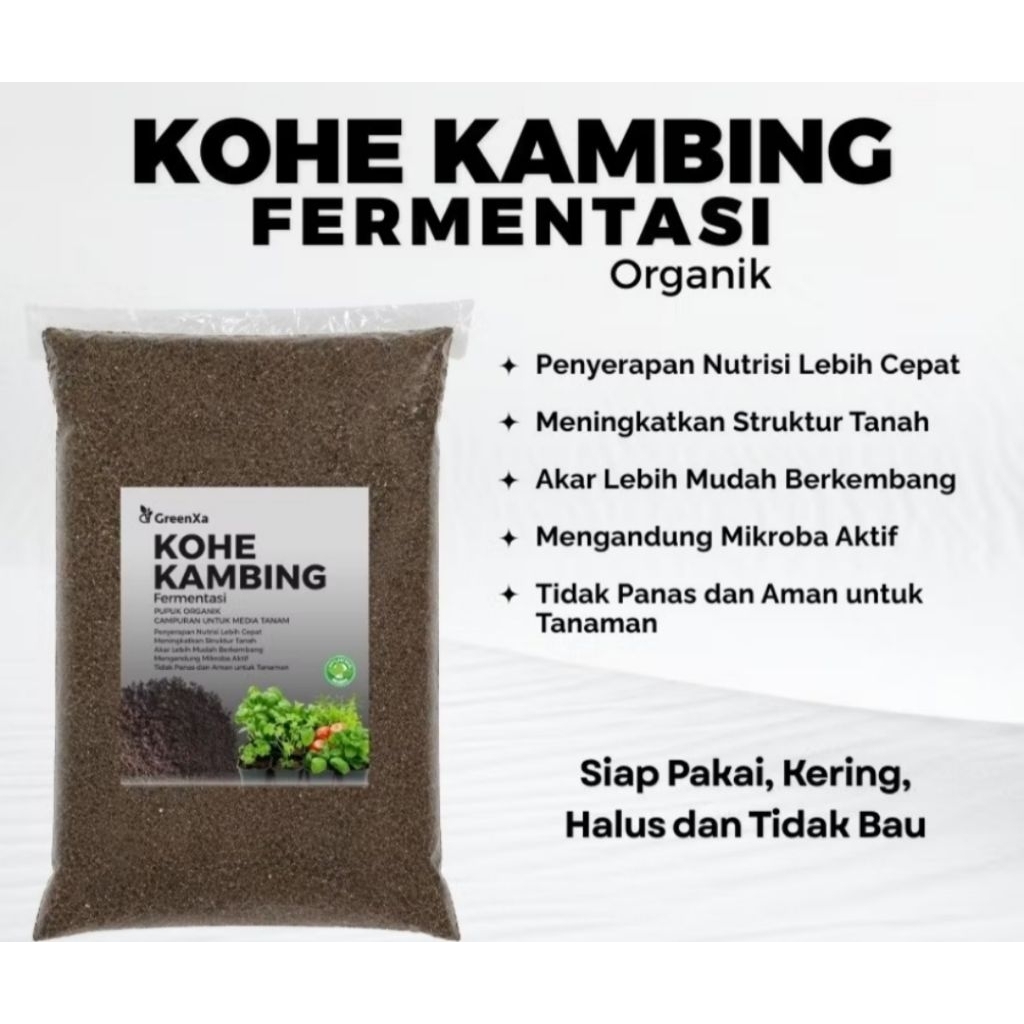 kohe kambing fermentasi 1kg