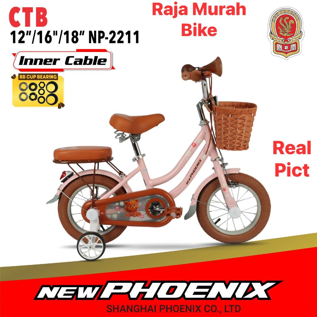 Sepeda anak mini Phoenix 2211 12 inch sepeda anak perempuan mini 12 inch Phoenix