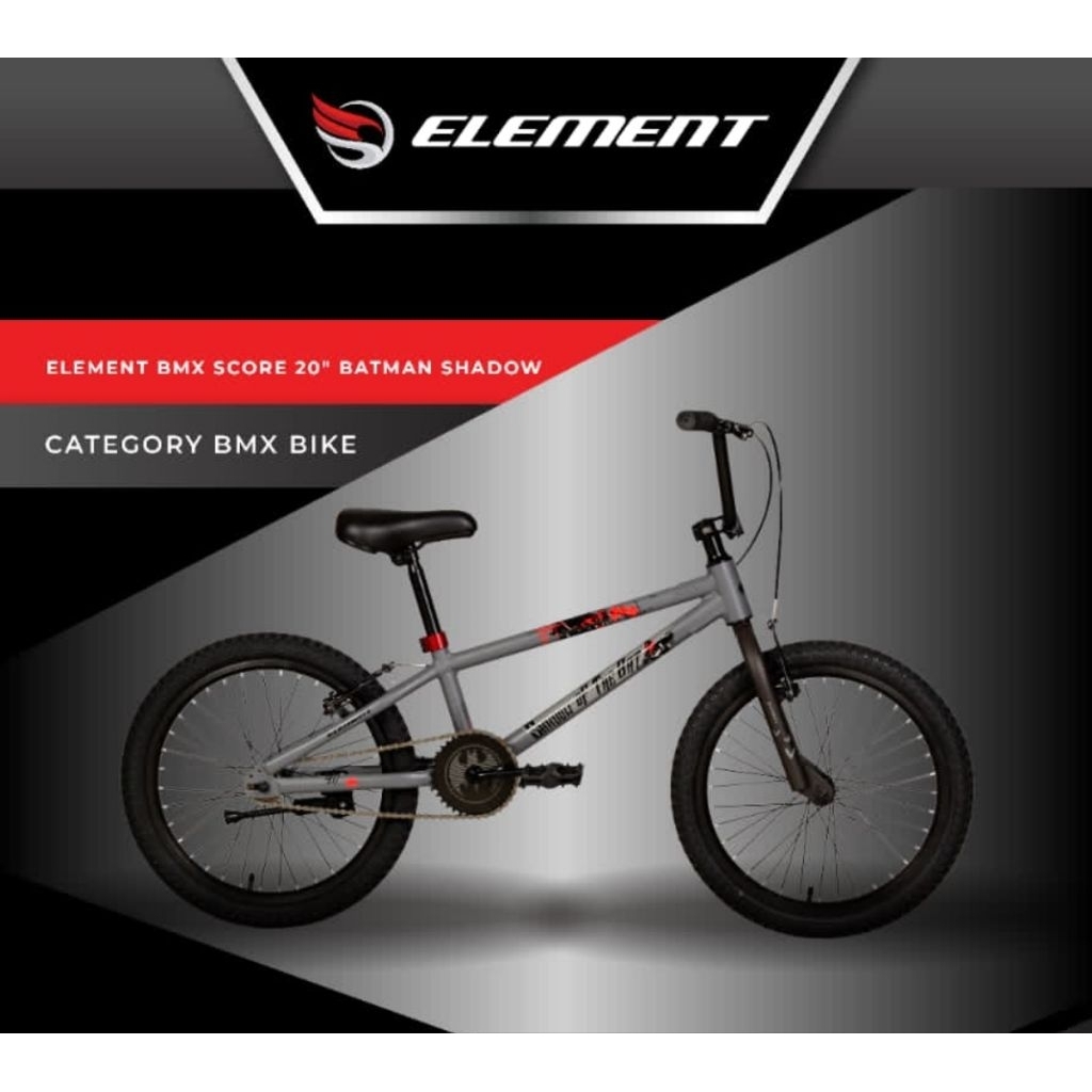 Sepeda BMX Element Score Batman Shadow Size 20Inch Score Shadow 20 inch