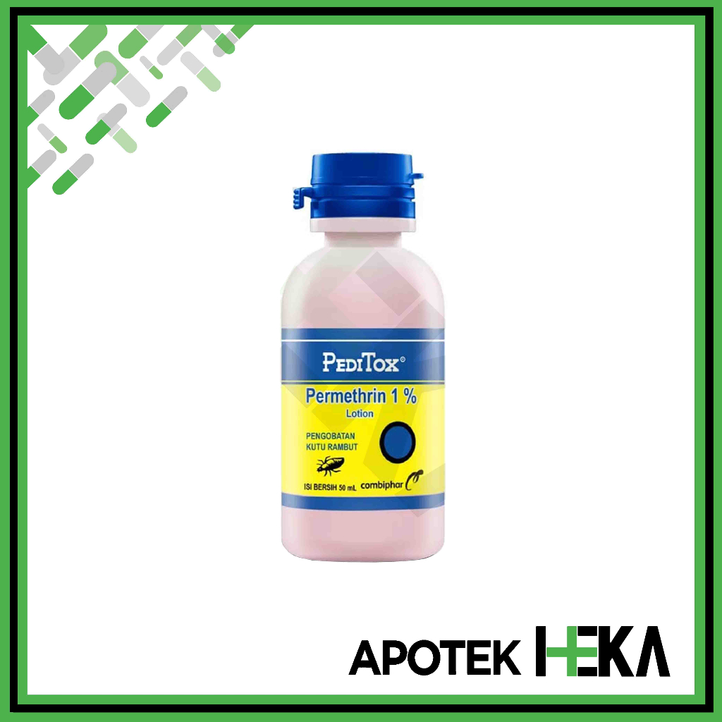 Peditox Lotion Permethrin 1% Obat Kutu Rambut 50 ml [BOGOR]