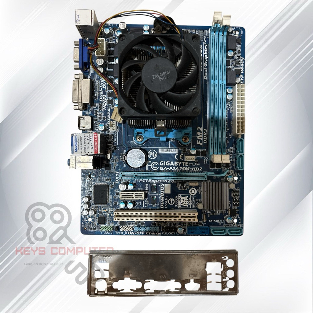 PAKETAN AMD APU A10 5800 MOBO FM2 DDR3 ONBOARD - FAN AMD