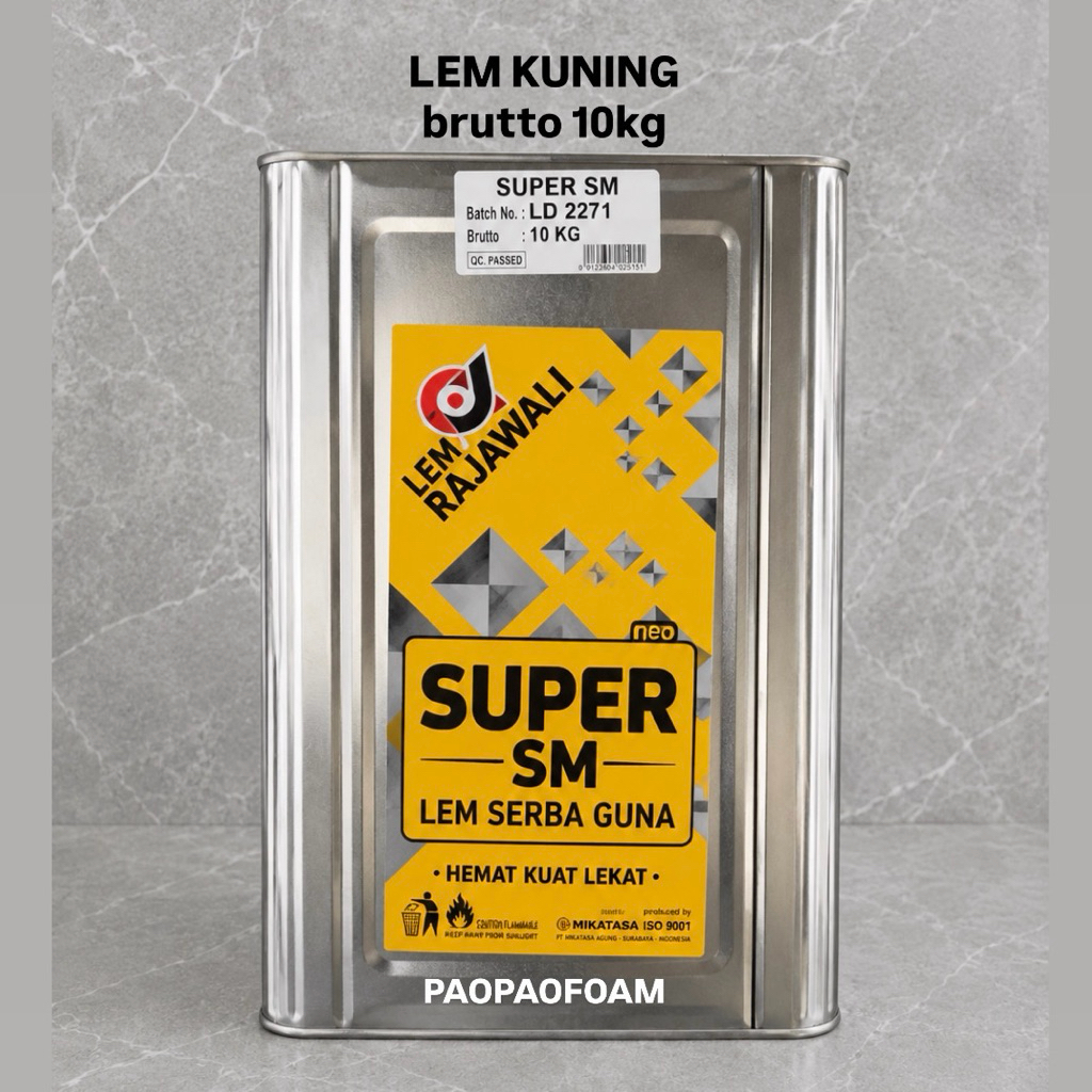 1 BLEK Lem Kuning / Lem Rajawali SUPER SM brutto 10kg