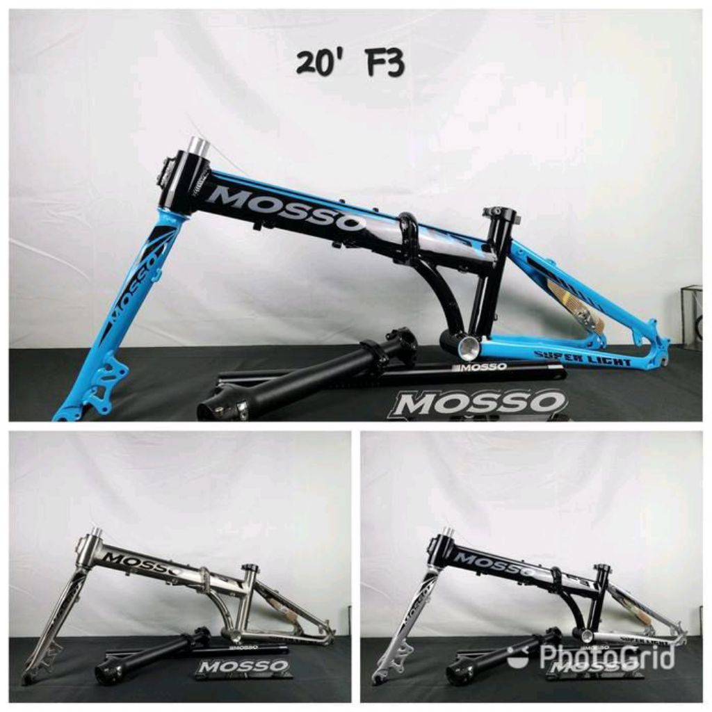 Frame Set Lipat MOSSO F3 DISC 20” – Ringan, Lengkap, BNIB ORIGINAL 100%