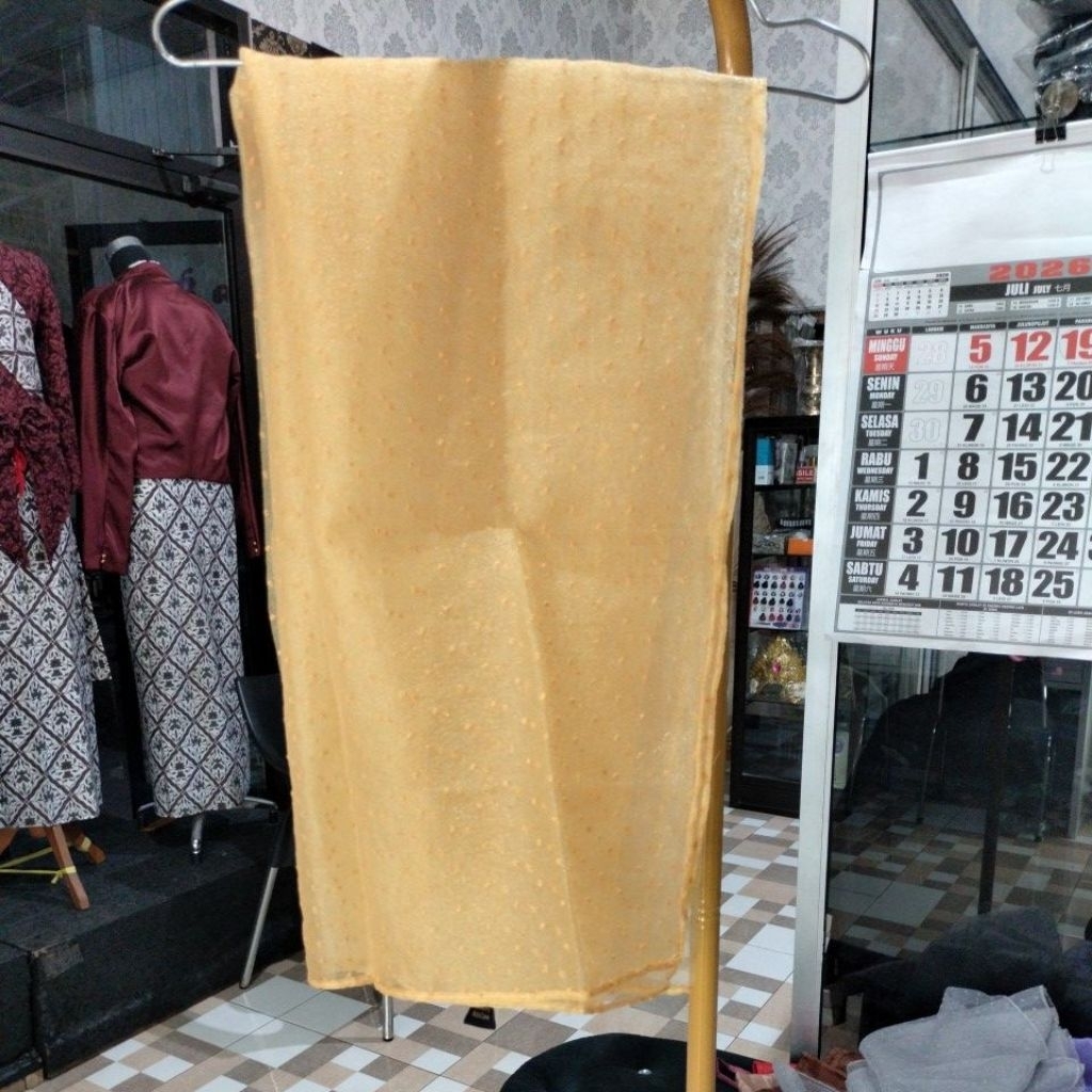 Hijab Segiempat Organza Second/PL/PRELOVED