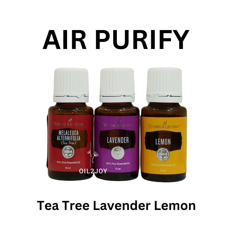 Air Purify Tea Tree Lavender Lemon YL YLEO Essential Oil 5ml 15ml Blend