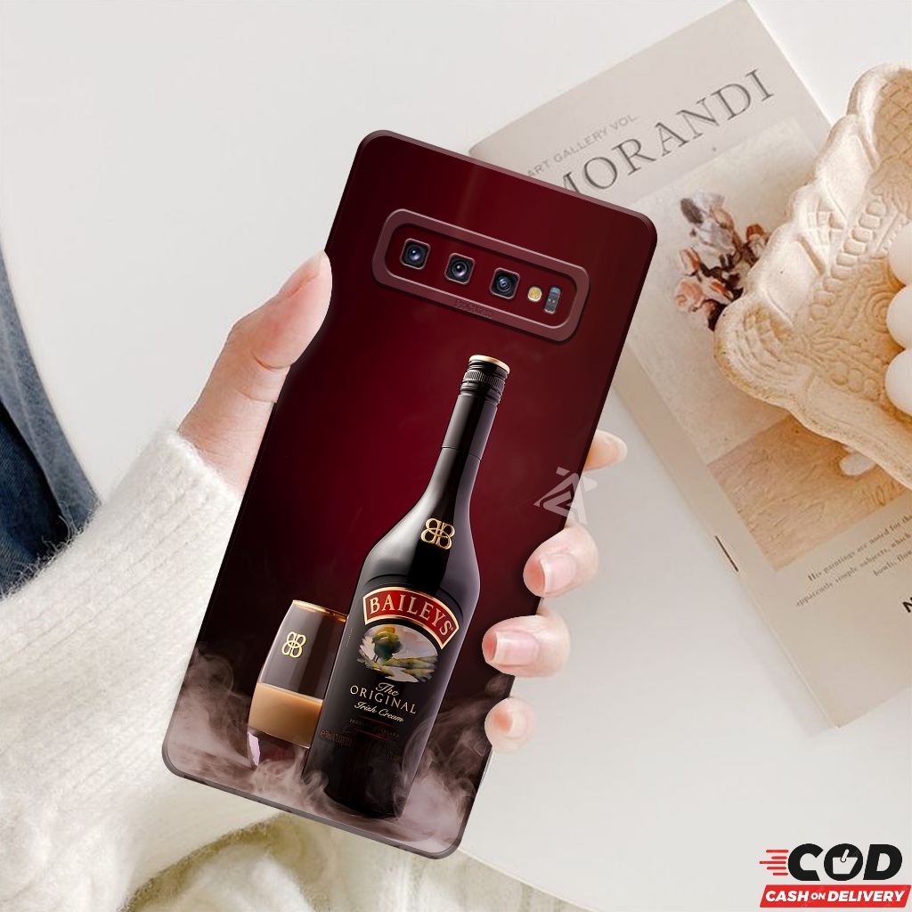Case SAMSUNG GALAXY S10 PLUS Fashion Case Minuman Case SAM GALAXY S10 PLUS Silikon Pro Camera Casing
