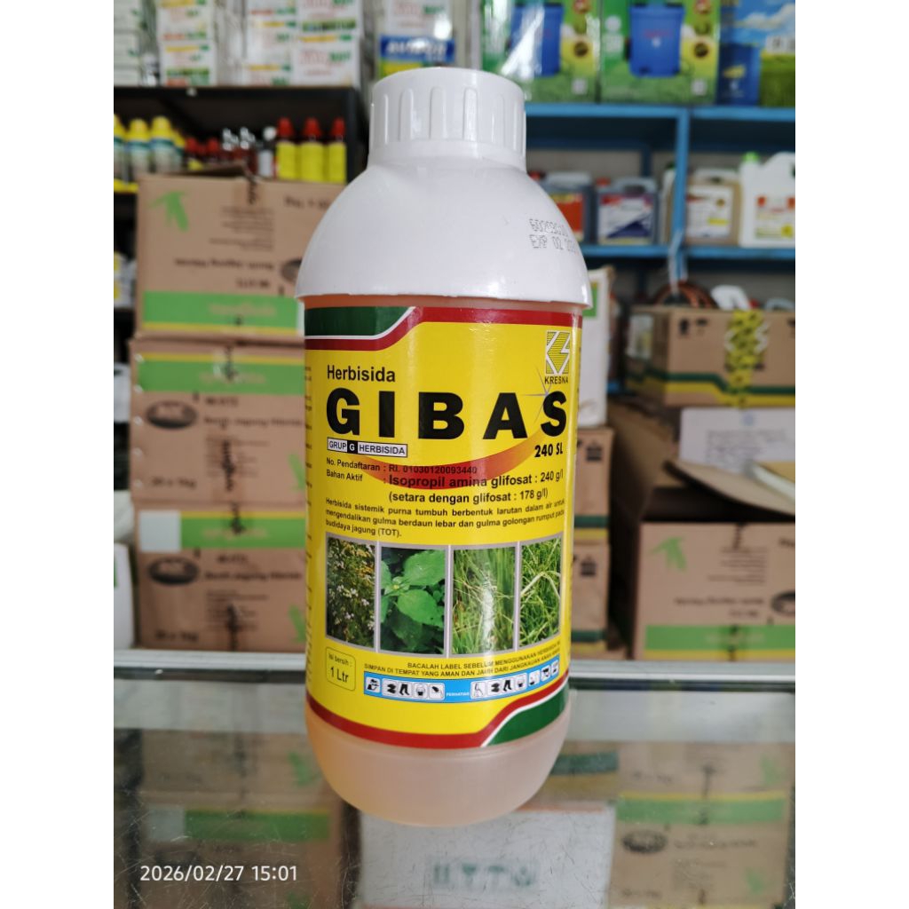 Herbisida GIBAS 240SL 1LITER