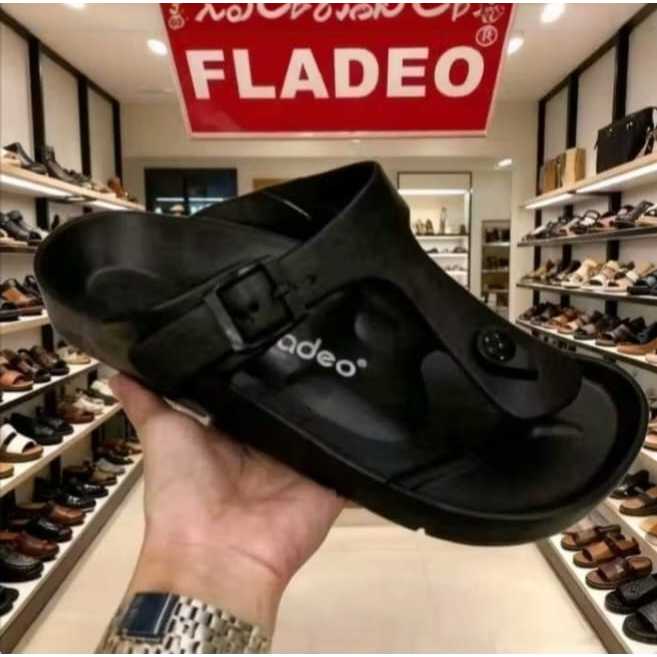 Sandal Jepit Fladeo Full Karet Pria Wanita Terbaru Nyaman dan empuk dipakai Ukuran 39 - 44