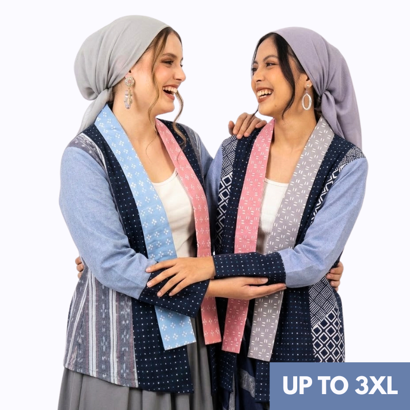 Blazer Batik Wanita - Atasan Batik - Bhatara Batik Kriya - Outer Batik Modern Lengan Panjang