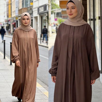 GAMIS RAYON JUS D'ORANGE PREMIUM RAYON WANITA