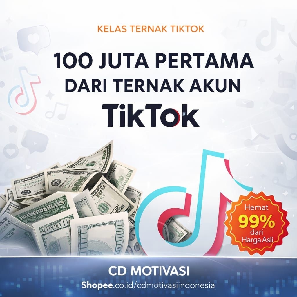Termurah KELAS TERNAK TIKTOK  100 JUTA PERTAMA DARI TERNAK TIKTOK