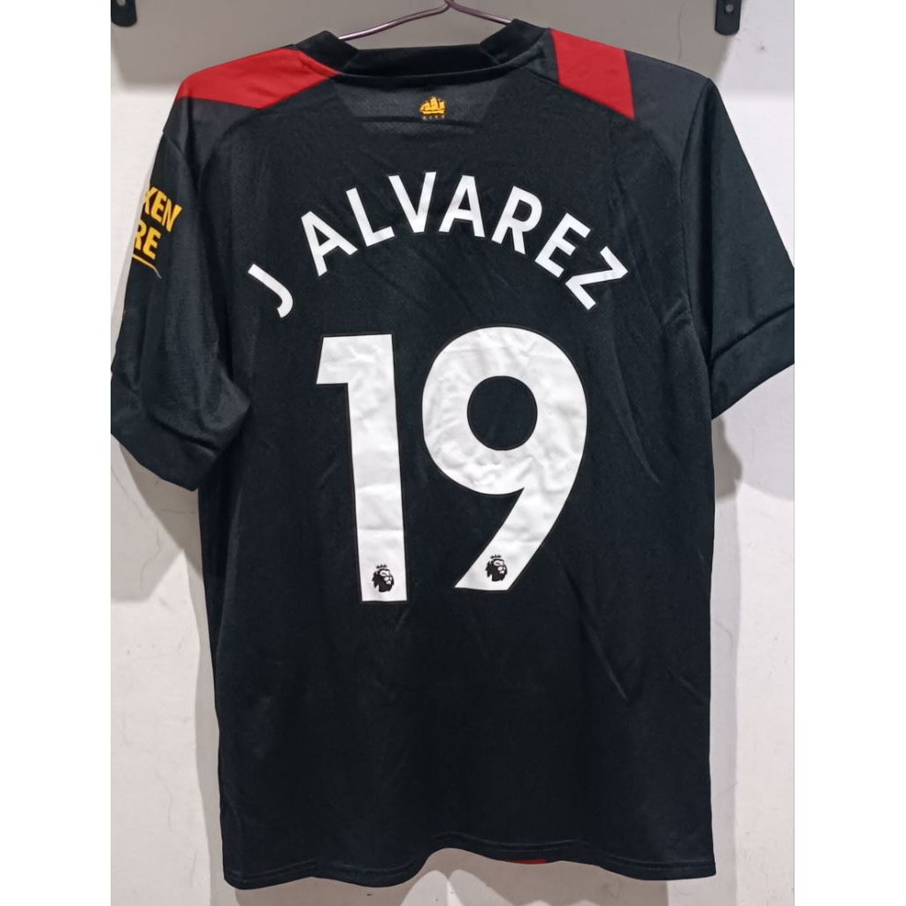 JERSEY MAN CITY AWAY 2022-23 SIZE M ALVAREZ 19