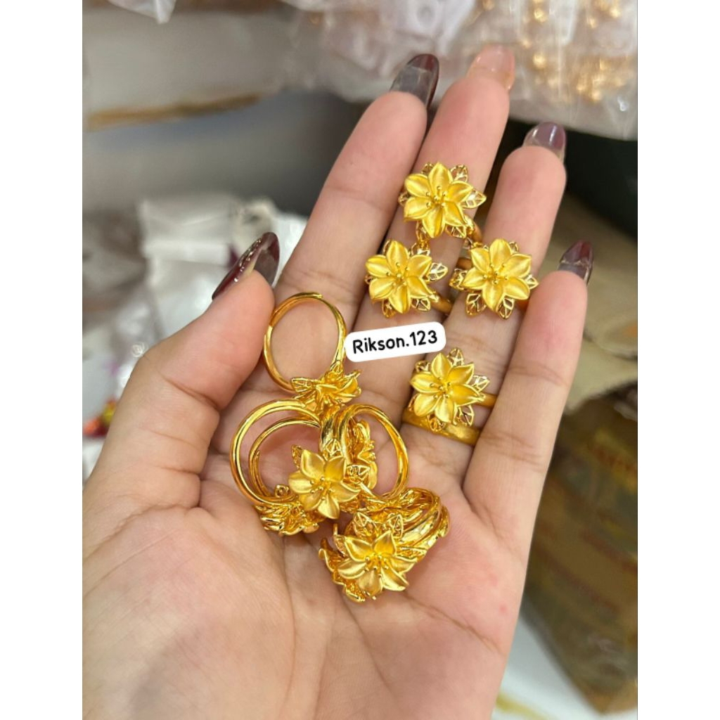 cincin bunga kendari replika emas 24k cincin kendari cincin bunga kendari cantik