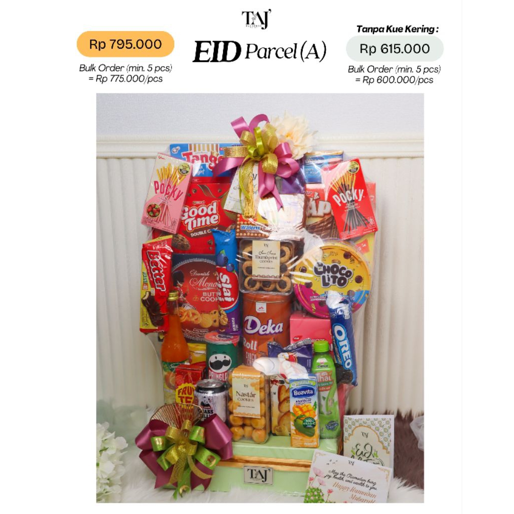 PARCEL MAKANAN / HAMPERS LEBARAN / TAS HAMPERS / PARCEL LEBARAN / HAMPERS KUE LEBARAN / GROSIR HAMPE
