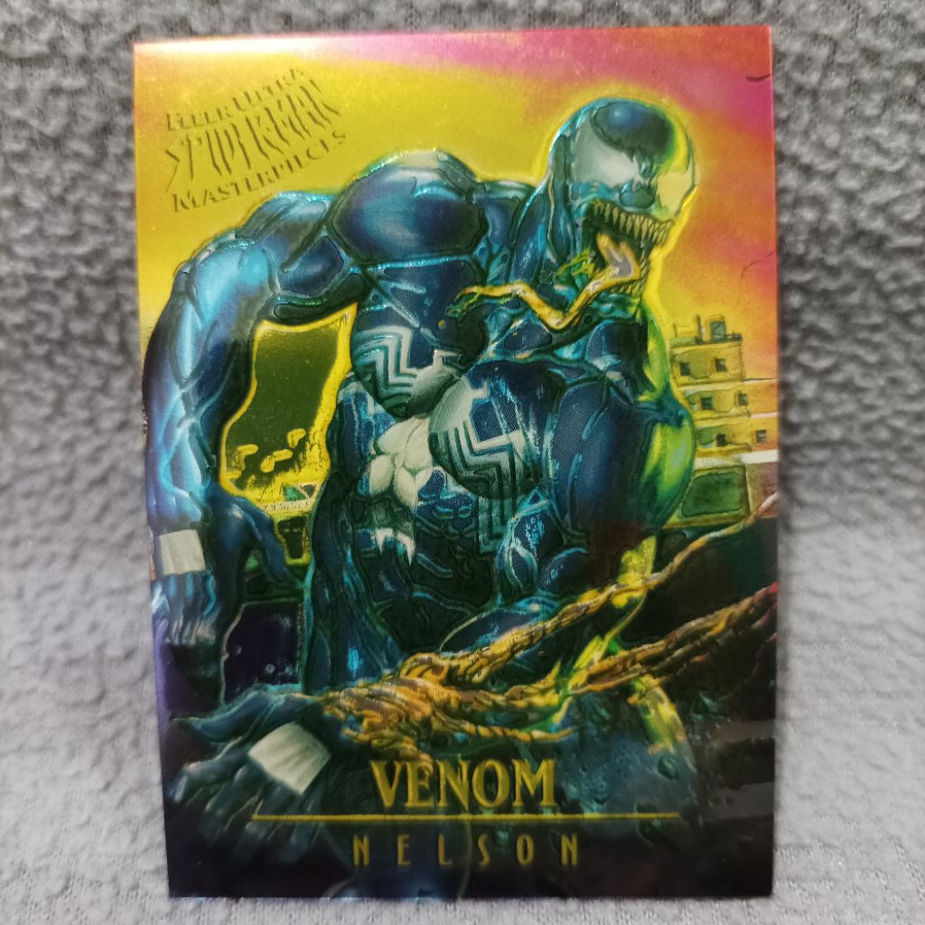 Fleer ultra spiderman masterpieces 1995 venom (nelson)