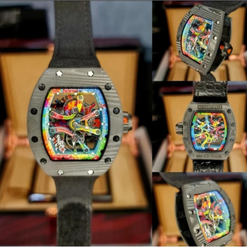 JAM TANGAN PRIA SAPPHIRE AUTOMATIC RHICA*RD MILLE BEST CLONE/RM68-01CYRIL (SWISS)