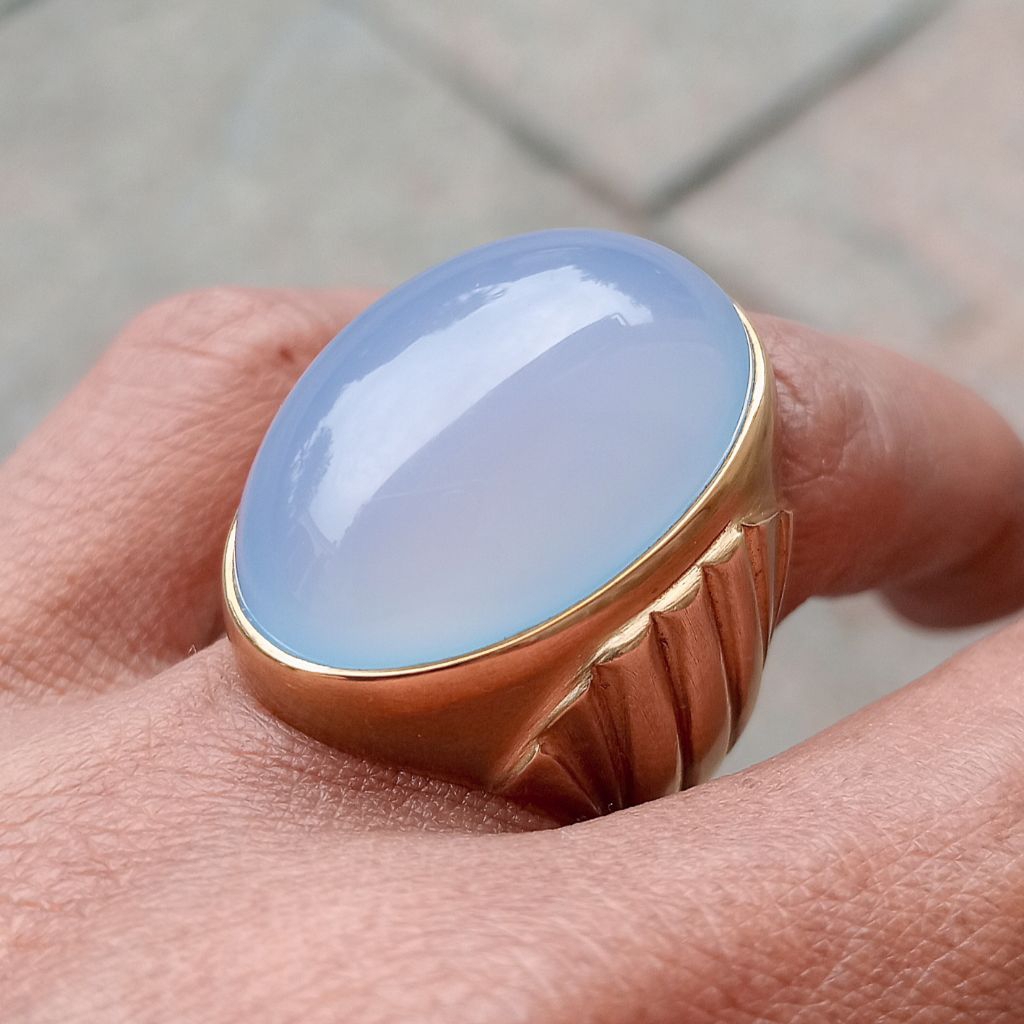 Cincin Batu Biru Langit Baturaja