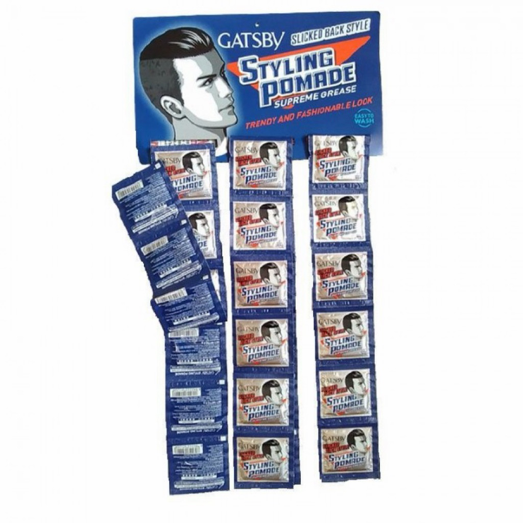 [PACK] GATSBY POMADE SACHET / POMADE PRIA / MINYAK RAMBUT