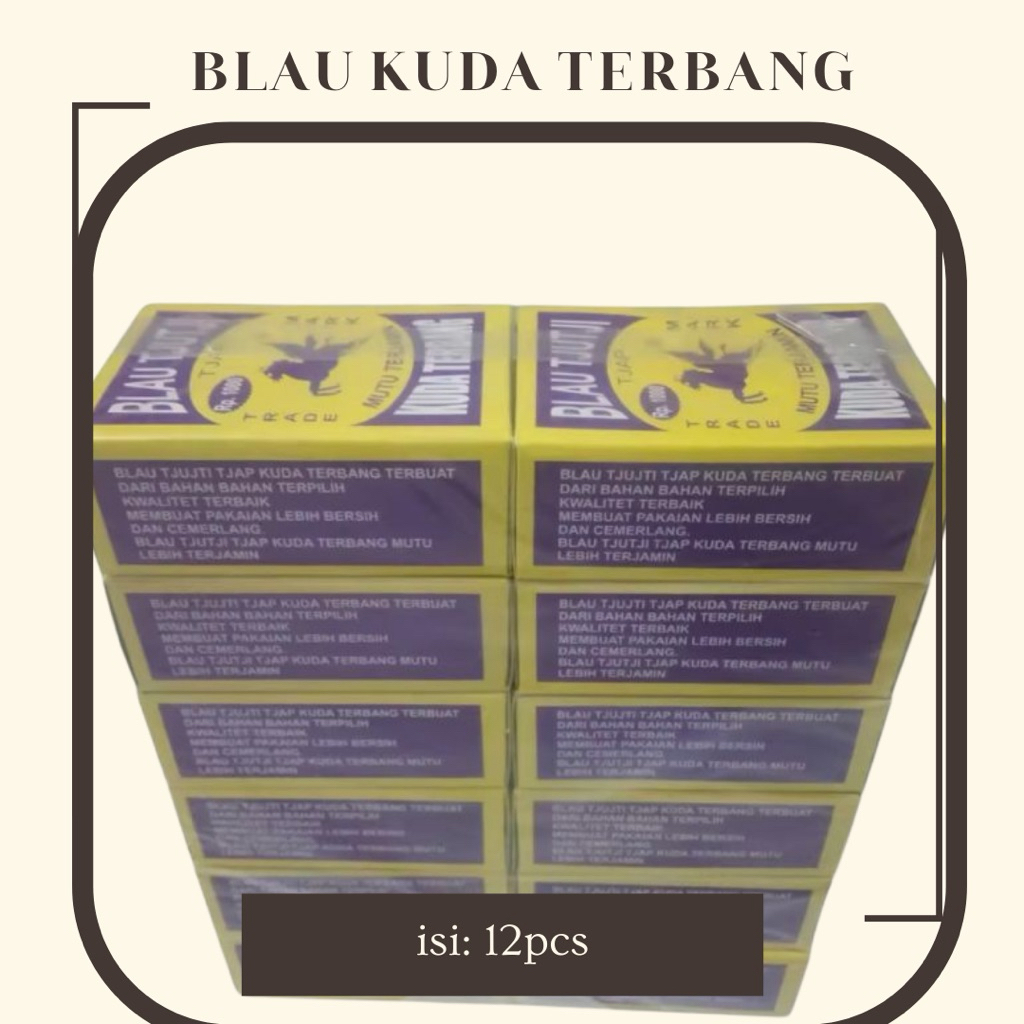 [ PACK ] BLAU KUDA TERBANG / BLAU CUCI / BLAO