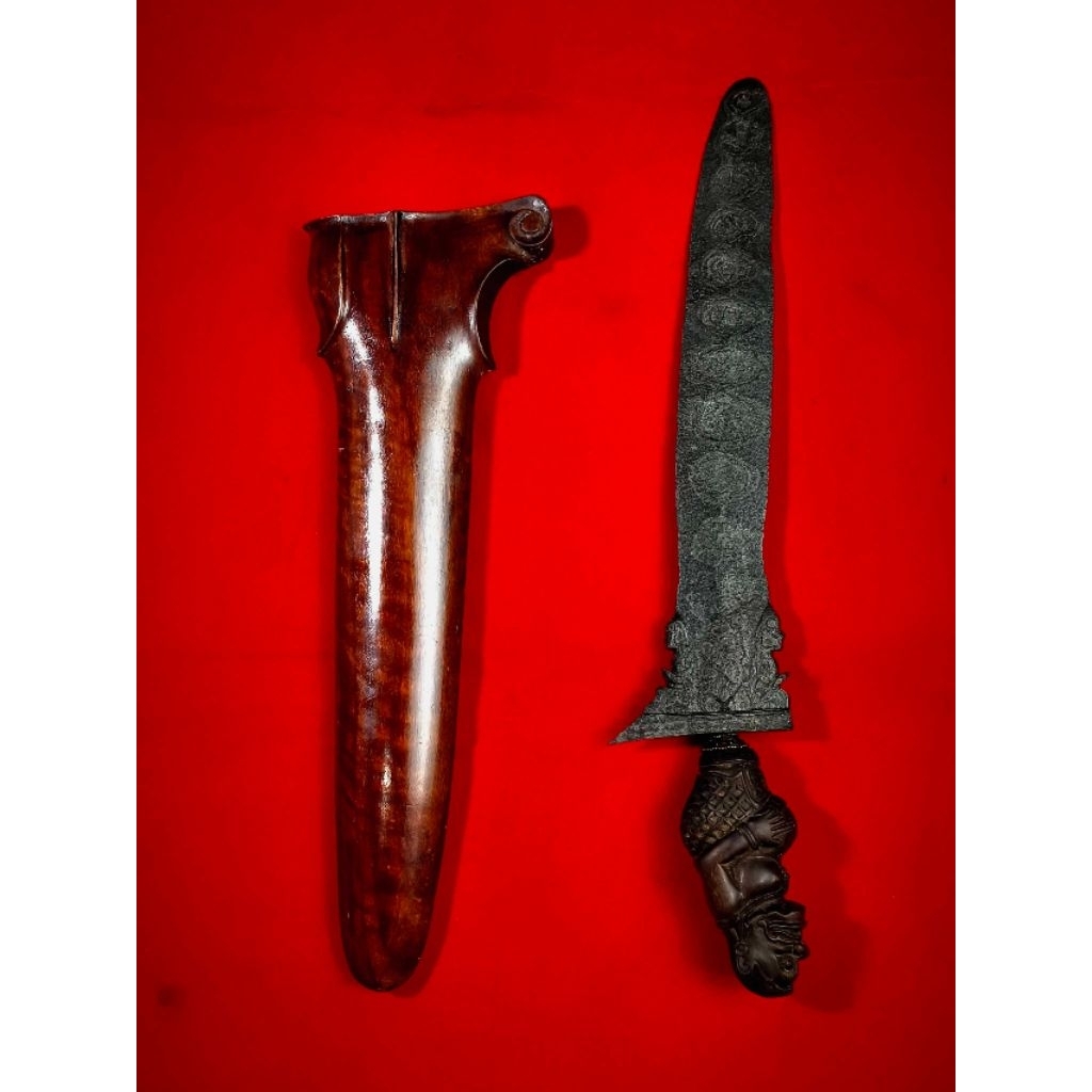 Koleksi Antik Keris Bethok Putut Kembar Pamor Melati Tumpuk