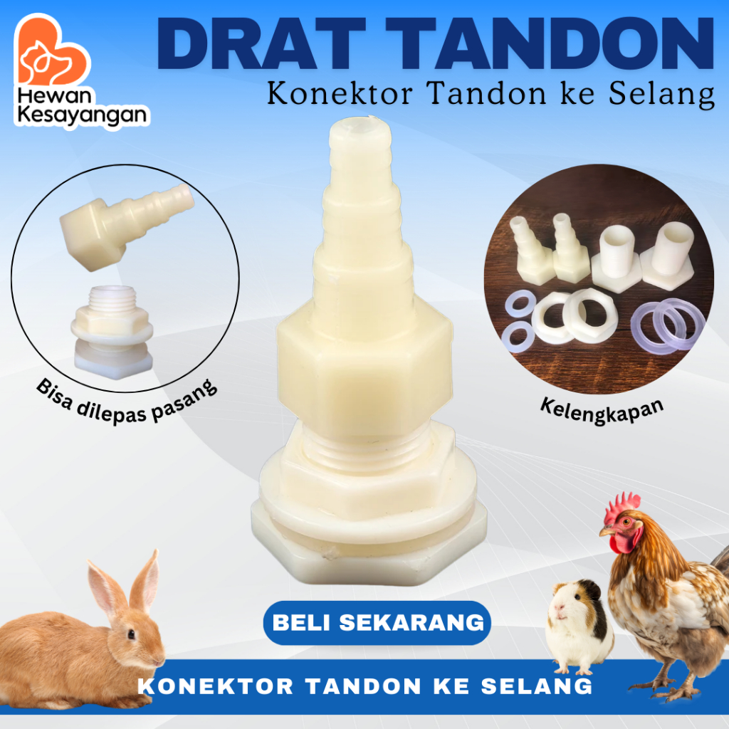 Drat Tandon Konektor Tandon ke Selang