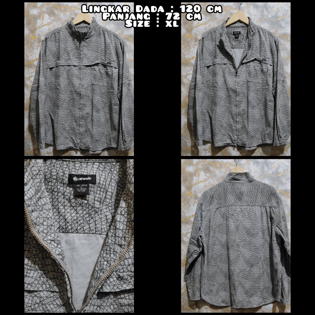 Jaket Casual Merk Airwalk Second Original.