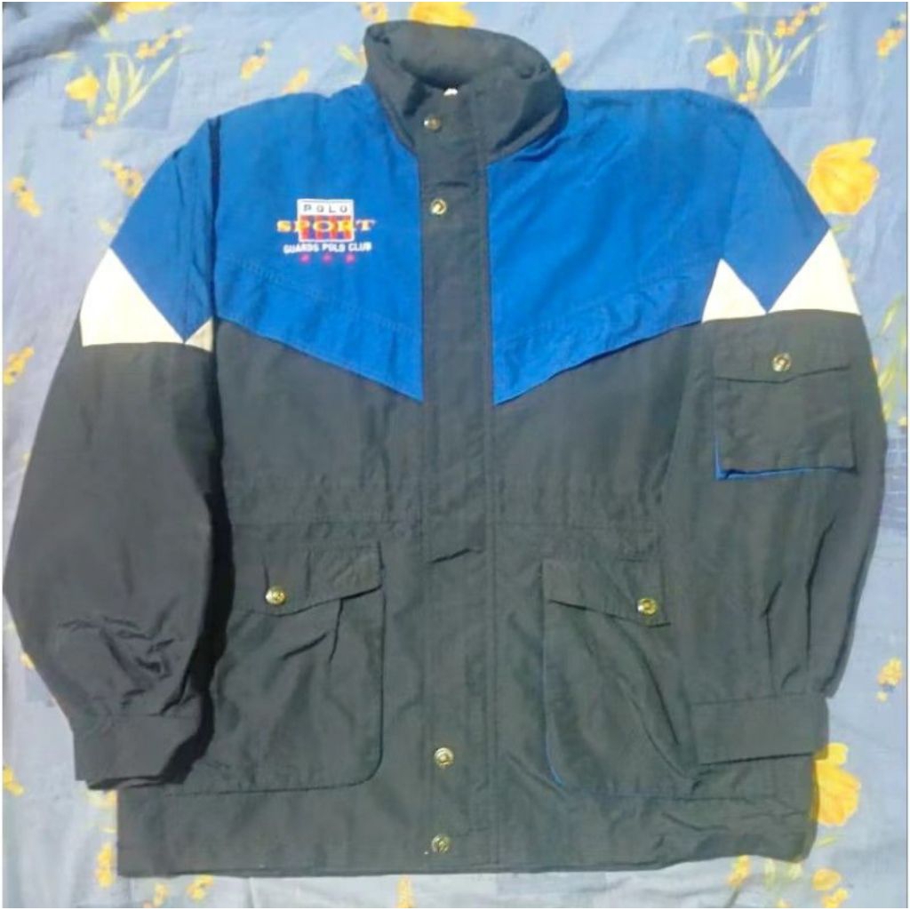 Jaket Vintage Windbreaker ColorBlok Polo Club