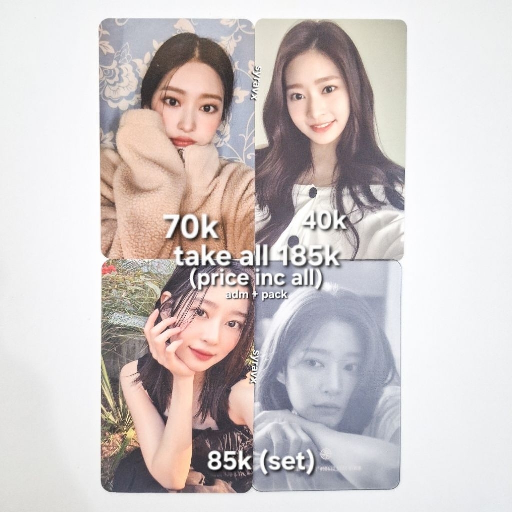 PHOTOCARD KIM MINJU IZ*ONE IZONE ONE REELER SEASONS GREETINGS COLORIZ