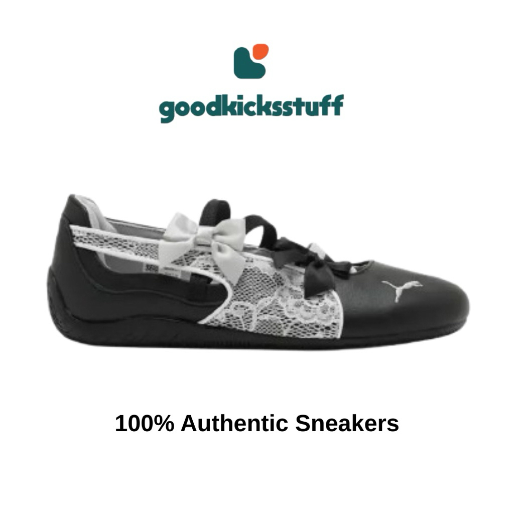 Flat Shoes Puma Speedcat Ballet Lace Black White 100% Authentic