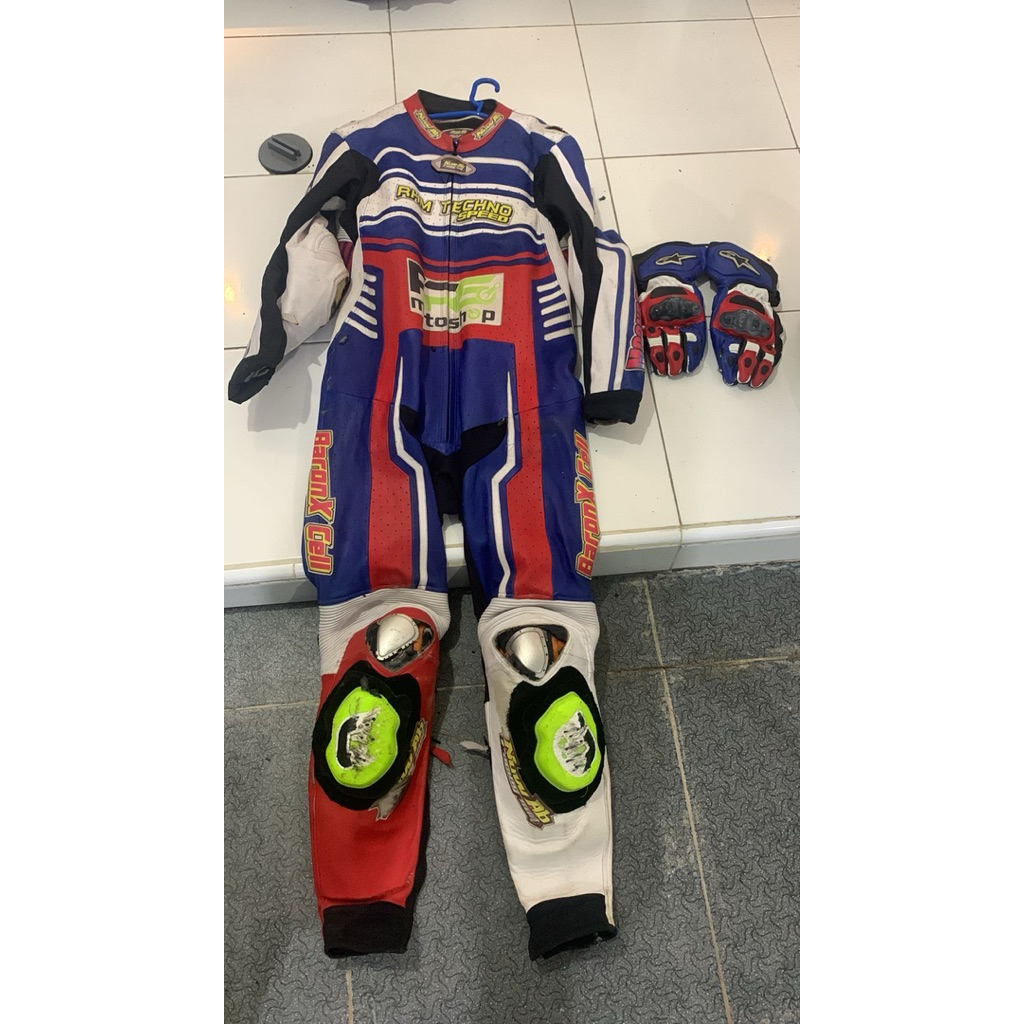 Werpack,baju balap full set,sepatu road race RCB