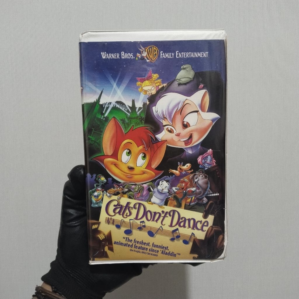 Kaset Vintage VHS Tape - Cats Don't Dance