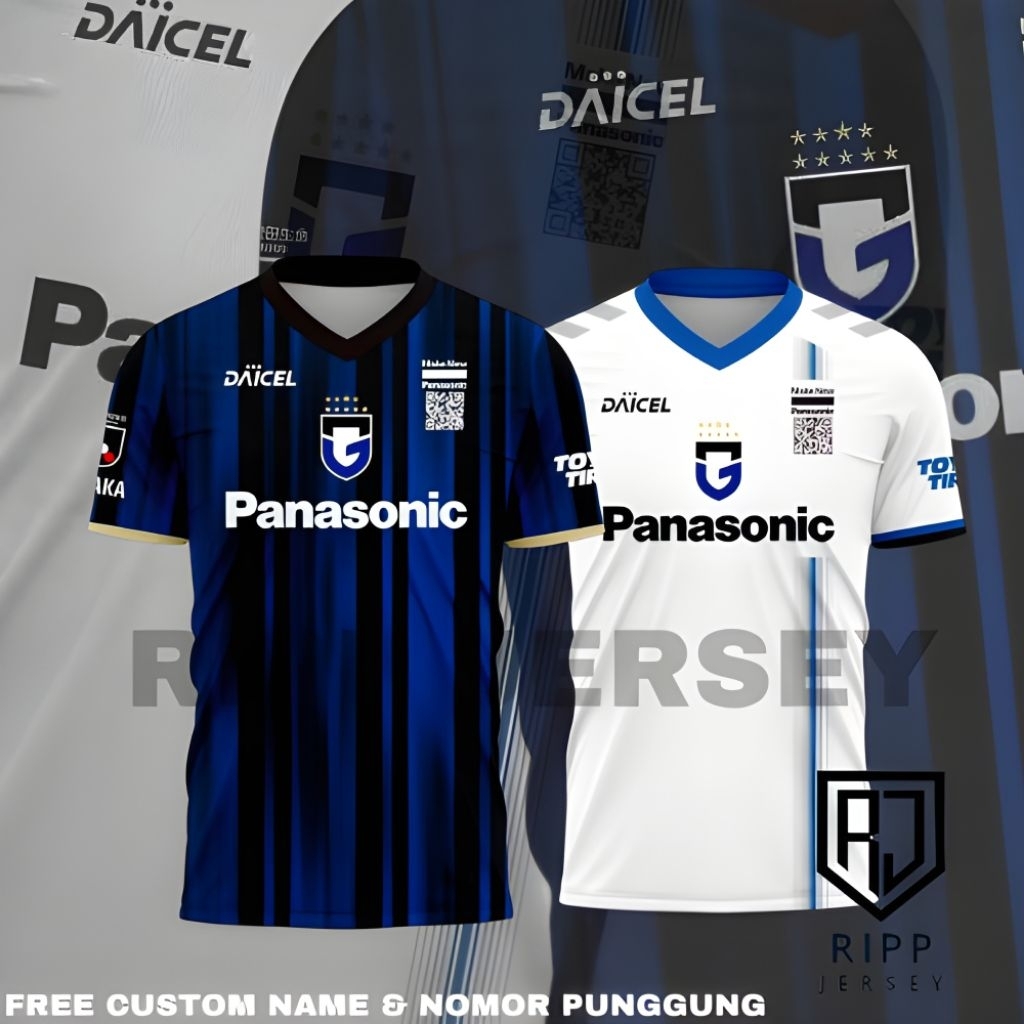 Jersey Gamba Osaka Terbaru Home & Away Full Printing Free Custom Name