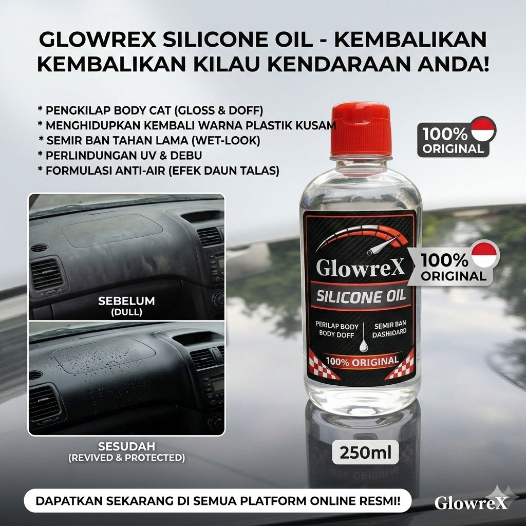 Pengkilap body motor & Dasboard mobil | Pengkilap body motor doff | Pengkilap serbaguna | Silikon oi