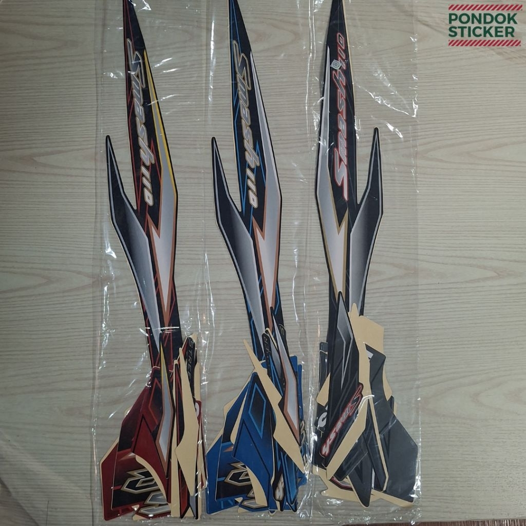 Striping Sticker Suzuki Smash SR 2010