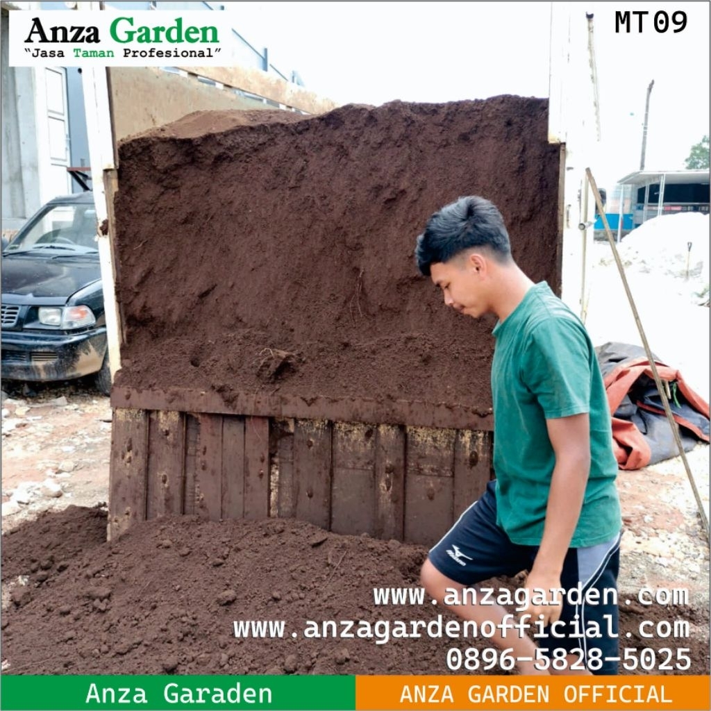 Tanah Lembang Kirim Ke BANDUNG | Warna COKLAT  GELAP | Truk Double Muatan 7 Meter Kubik | ANZA GARDE