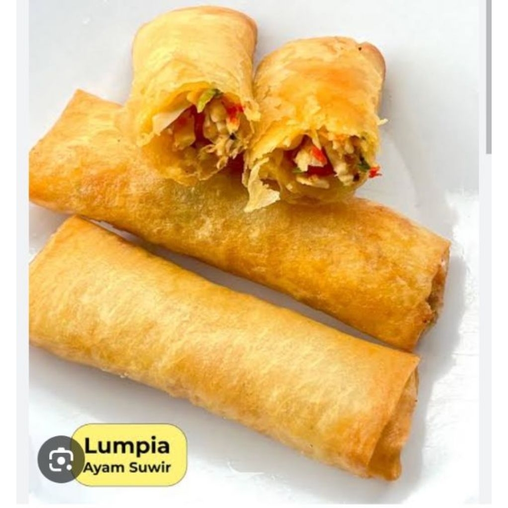 lumpia ayam suwir pedas