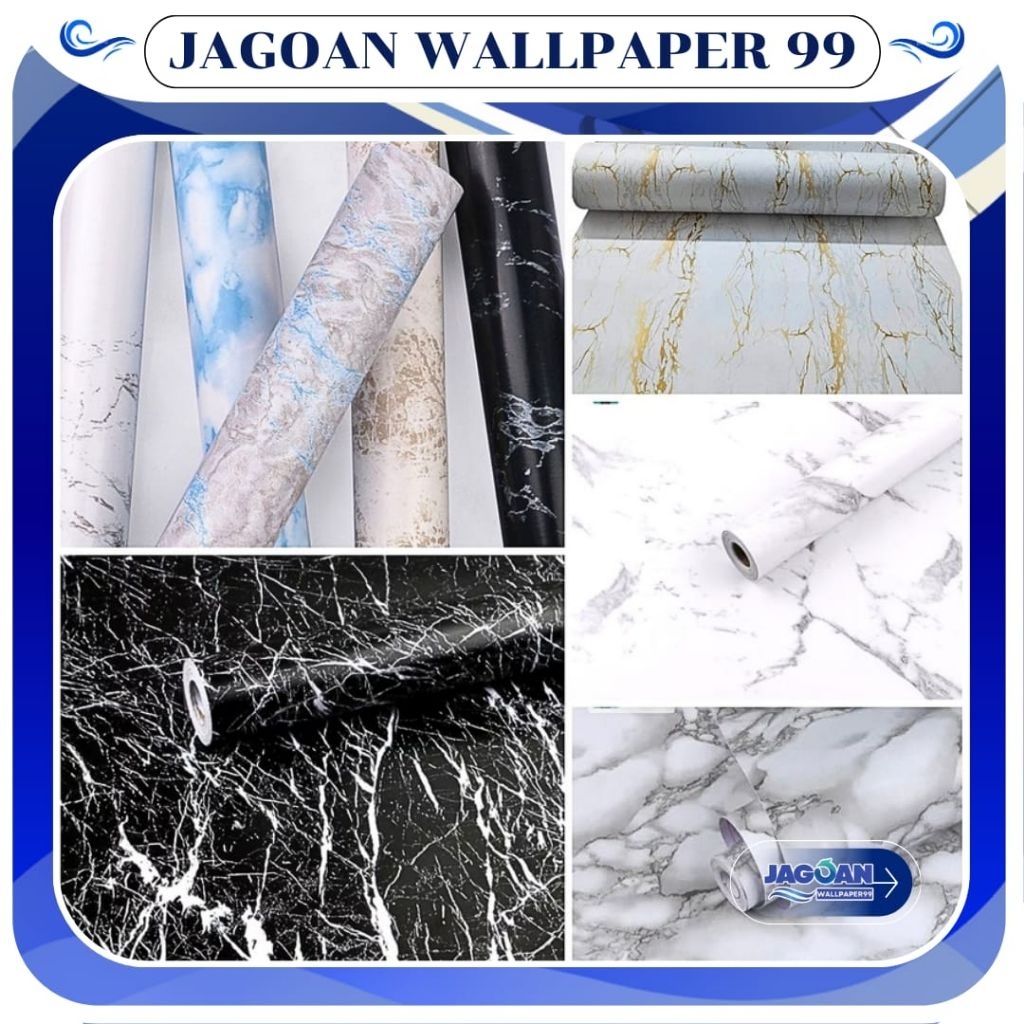 Wallpaper Sticker Dinding Motif Marmer Aesthetic Wallpaper Dinding Motif Marmer