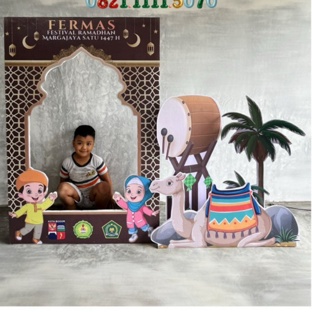 backdrop styrofoam RAMADHAN DAN LEBARAN