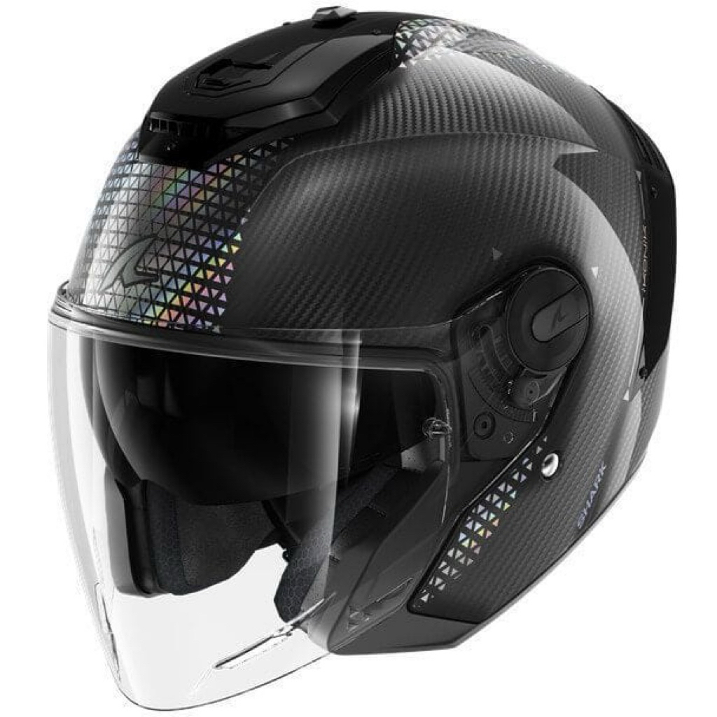 Helm Halfface Shark RS Jet Carbon Original Semarang